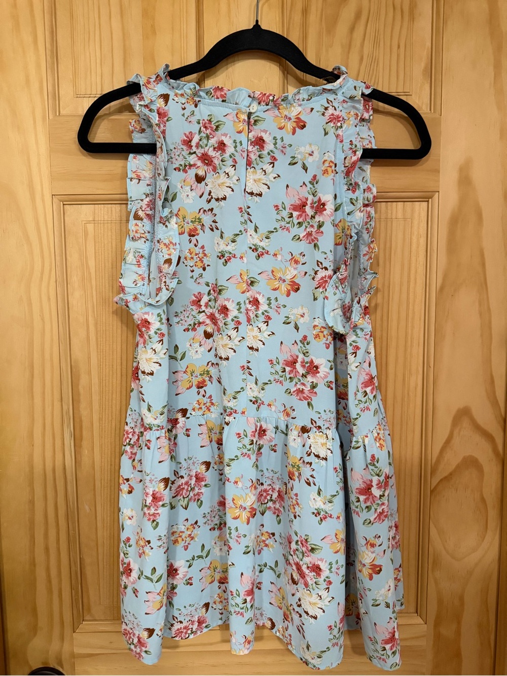 Floral Ruffle Baby Doll Top - Picture 2 of 2